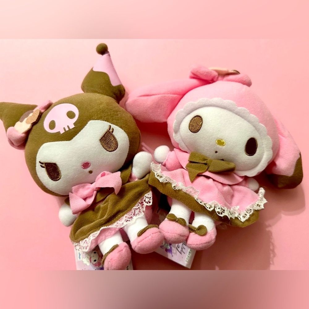 Kuromi My Melody Chocolat Lolita plush Japan exclusive